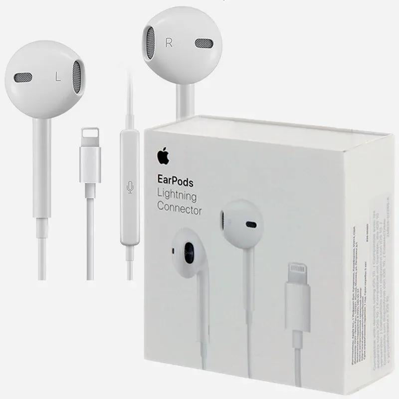 Superior Sound Wired Earphones with Dual Mic - White