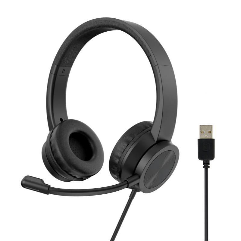 Q5 USB Wired Headphone with Microphone On-Ear Headset for PC, Laptop, Office Meetings Call Centre