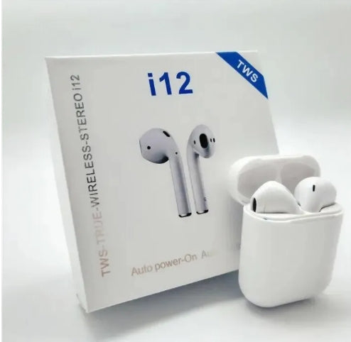 Air 31 TWS I12 Airpods_ with Super Sound & High Quality Touch Sensors True Stereo Headphones